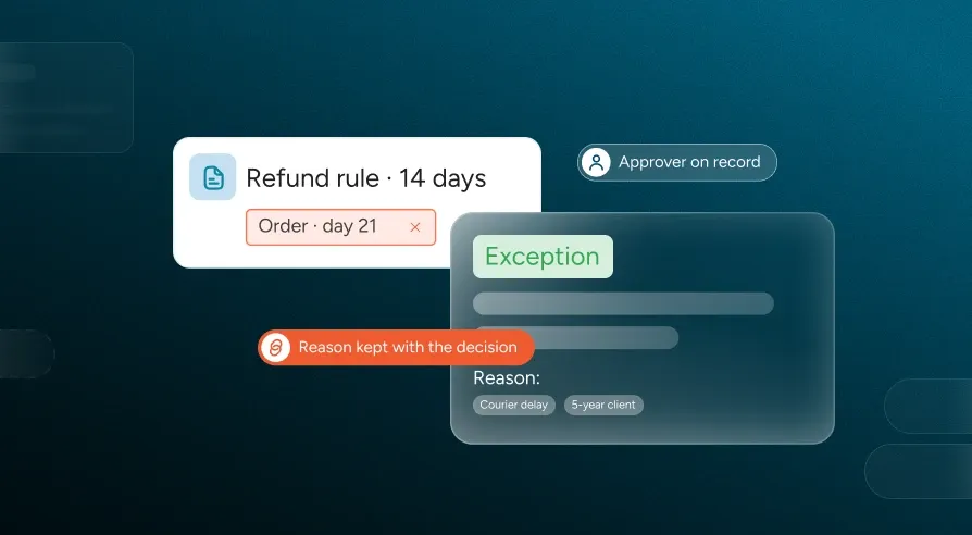 A refund rule and the exception granted against it