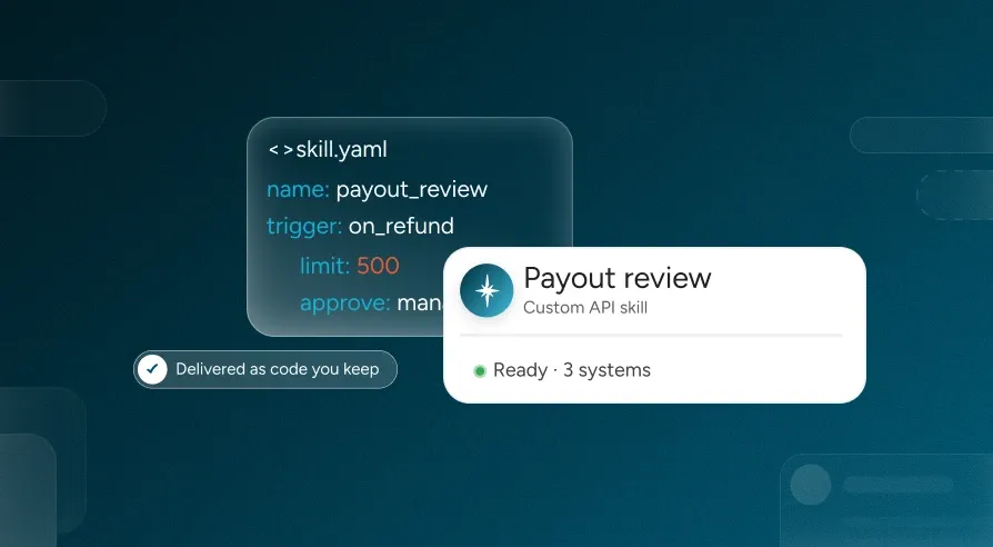 A payout review skill delivered as code