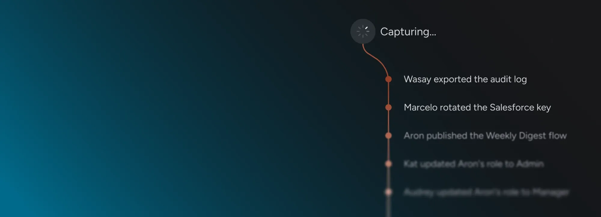 Audit logging illustration