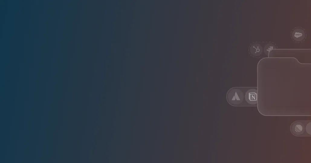 Folders and connected tools behind one answer, for a phone